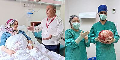 Amasya'da Hastanın Karnından 8,5 Kiloluk Kitle Çıkarıldı