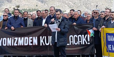Amasya’da İsrail Saldırıları Protesto Edildi