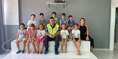 Amasya’da Jandarmadan Çocuklara Trafik Eğitimi