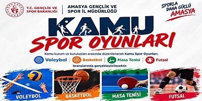 Amasya’da Kamu Spor Oyunları Heyecanı Başlıyor