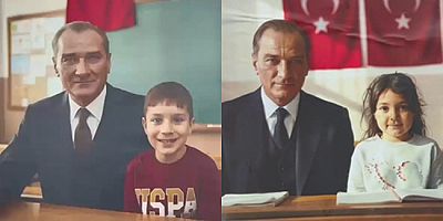 Amasya’da Minik Öğrencilere Yapay Zeka ile Atatürk Sürprizi