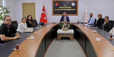 Amasya’da MTSK Müdürleriyle Değerlendirme Toplantısı Yapıldı