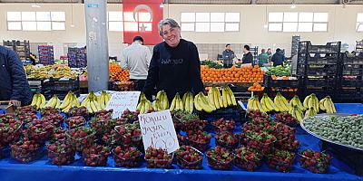 Amasya'da Pazar Tezgahlarına Bahar Geldi