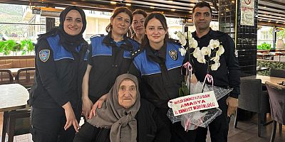 Amasya’da Şehit Annelerinin Anneler Günü Polisler Tarafından Kutlandı
