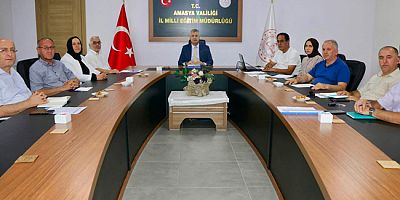 Amasya’da Sene Başı Eğitim Değerlendirme Toplantısı Yapıldı