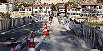 Amasya’da Tarihi Köprü Bakıma Alındı