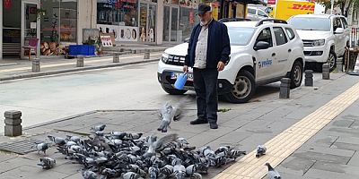 Amasya’da Yağmurlu Havada Yürek Isıtan Görüntü