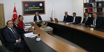 Amasya’da Yeni Eğitim-Öğretim Yılı Değerlendirme Toplantısı Yapıldı