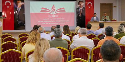Amasya’da Yeni Eğitim Yılı Öncesi Okul Müdürleriyle Değerlendirme Toplantısı