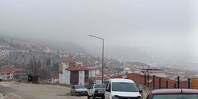 Amasya’da Yüksek Kesimler Sise Büründü