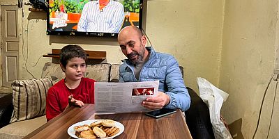 Amasya Dost Eli Derneği’nden Hasan’a Anlamlı Karne Hediyesi