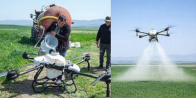 Amasya DSYB’den Tarımsal Üretimde Drone Destekli İlaçlama Çalışması