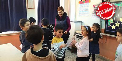 Amasya Fatih İlkokulu’nda Karne Heyecanı Yaşandı