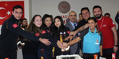 Amasya İl Sağlık Müdürlüğü, Acil Sağlık Hizmetleri Haftası'nı Etkinlikle Kutladı