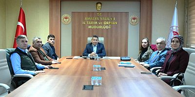 Amasya İl Tarım ve Orman Müdürlüğü’nde Koordinasyon Toplantısı Yapıldı