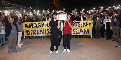 Amasya, İsrail’in Zulmüne Karşı Tek Yürek Oldu