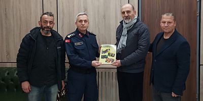 Amasya Mutfağı Kitabı Albay Yiğit’e Takdim Edildi