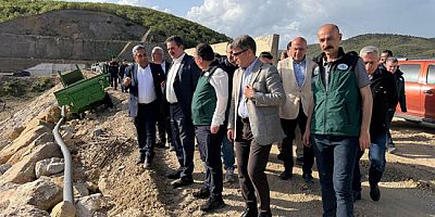 Amasya’nın Dev Yatırımı Aydınca  Barajı İnşaatı Yerinde İncelendi
