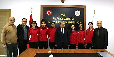 Amasya'nın Gururu Sporcular İl Müdürüyle Buluştu