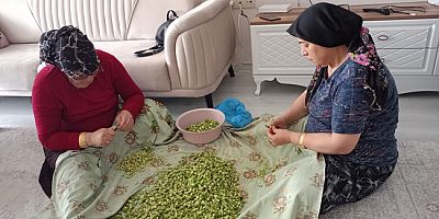 Amasya’nın Meşhur Bamyası Kış İçin Hazırlanıyor