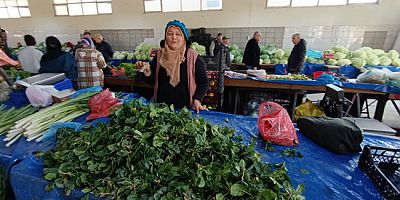 Amasya’nın Yerli Ispanağı Tezgâhlarda