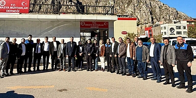 Amasya Polisinden Muhtarlar Günü Ziyareti