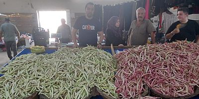 Amasya Semt Pazarlarında Barbunya Sezonu