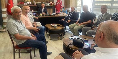 Amasya Ticaret ve Sanayi Odası  Heyetinden MHP İl Başkanlığına Ziyaret