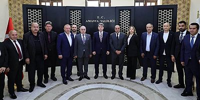Amasya TSO Yönetiminden  Vali Önder Bakan’a Ziyaret