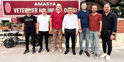 Amasya Veteriner Odası, İl Tarım ve Orman Müdürü Arslan’ı Ağırladı