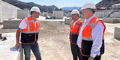 Amasya Yeni Devlet Hastanesi İnşaatında İnceleme