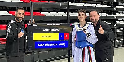 Amasyalı Taekwondocu Taha Süleyman Yücel’den Tarihi Başarı!