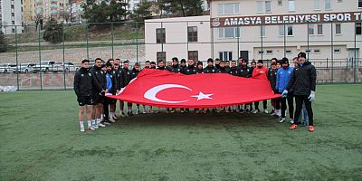 Amasyaspor FK'dan Depremzedeler İçin Saygı Duruşu