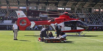 Ambulans Helikopter Kalp Krizi Geçiren Hasta İçin Havalandı