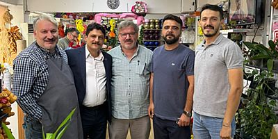 Anahtar Parti’den Kardelen Çiçekçilik’e Ziyaret