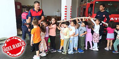 Anaokulu Öğrencileri  İtfaiyeyi Tanıdı