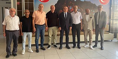 ATSO Heyetinden MHP Merkez İlçe Başkanına Hayırlı Olsun Ziyareti