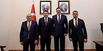 Bakan Tunç, Vekil İpek ve Göynücek Heyetini TBMM’de Misafir Etti