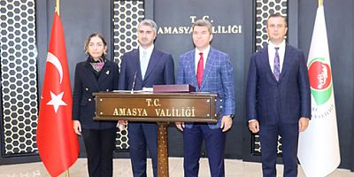 Bakan Yardımcısı Tarıkdaroğlu Amasya Valiliğini Ziyaret Etti