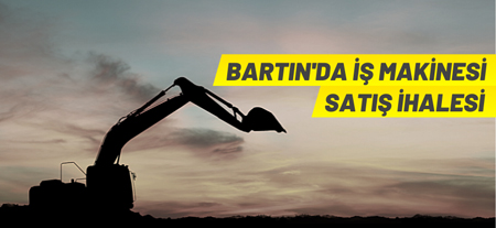 Bartın İl Özel İdaresi İş Makinesi Satacak