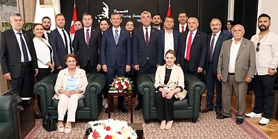 Başkan Ferahoğlu ve Heyeti, Özgür Özel'i Ziyaret Etti