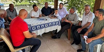 Başkan Sevindi, Yangın Mağduru Aileyi Ziyaret Etti