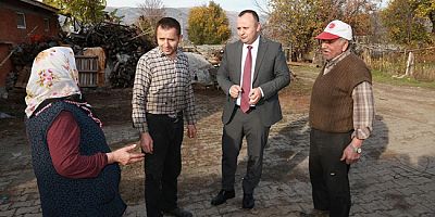 Başkan Sevindi, Yangın Mağduru Vatandaşları Ziyaret Etti