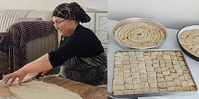 Bayram Ziyaretlerinin En Tatlı İkramı “Ev Baklavası”