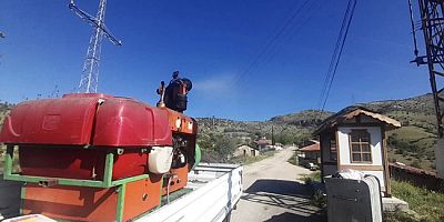 Belediye Ekipleri Sahada; Şehir  Genelinde İlaçlama Devam Ediyor