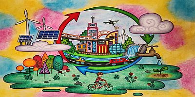 BİLSEM Öğrencileri, Sürdürülebilir Şehir Vizyonunu Eserleriyle Yansıttı