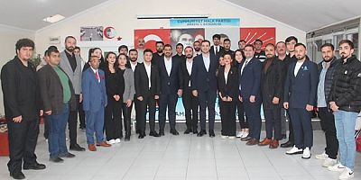 Cem Aydın ve Heyeti Amasya’da Gençlik Kollarıyla Buluştu