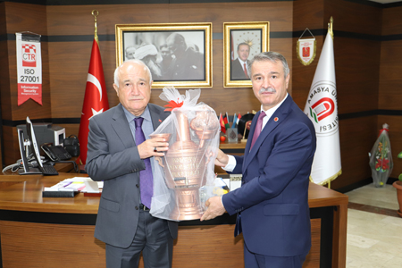 Cemil Çiçekten, Amasya Üniversitesine Ziyaret