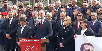 CHP Amasya İl Örgütünden Basın Açıklaması  Küp, “Durmayacağız, Susmayacağız”