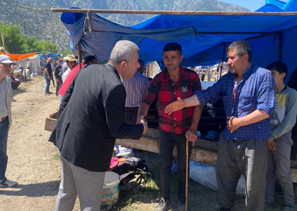 Chp Hayvan Pazarını Ziyaret Etti